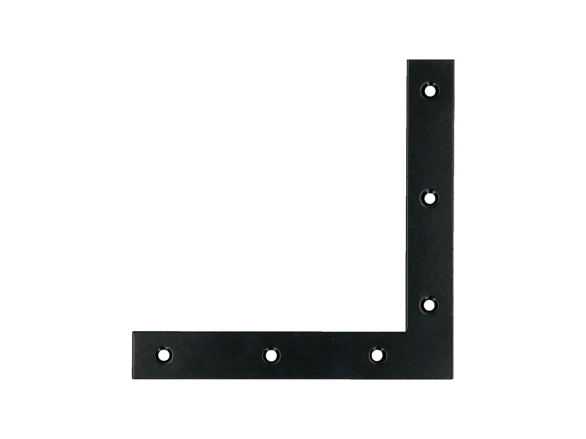 FG Wood Connectors platte winkelhaak 150x150x23 mm zwart