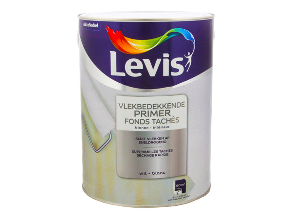 Levis primer vlekbedekkend 5l wit