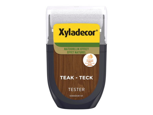 Xyladecor testeur lasure bois effet naturel 30ml teck