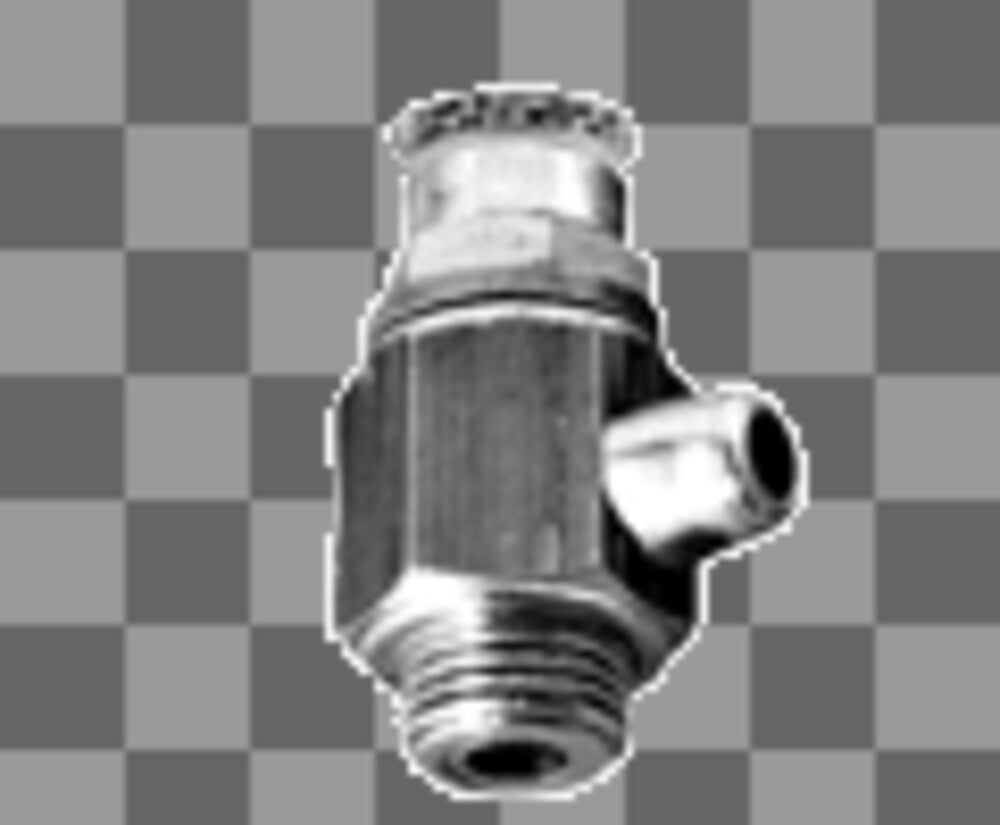 Purgeerkraan chroom 1/4"