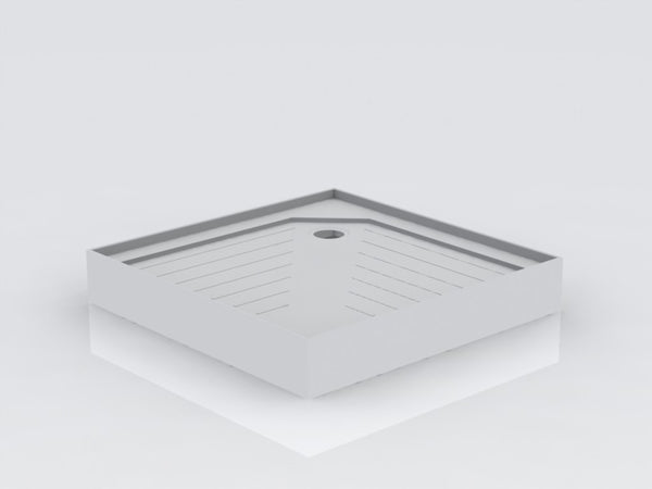 Isifix Adria douchebak 800 x 800 mm anti-slip
