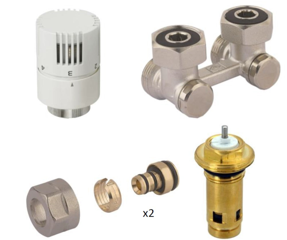 intro H-blok radiatorset 3/4" haaks