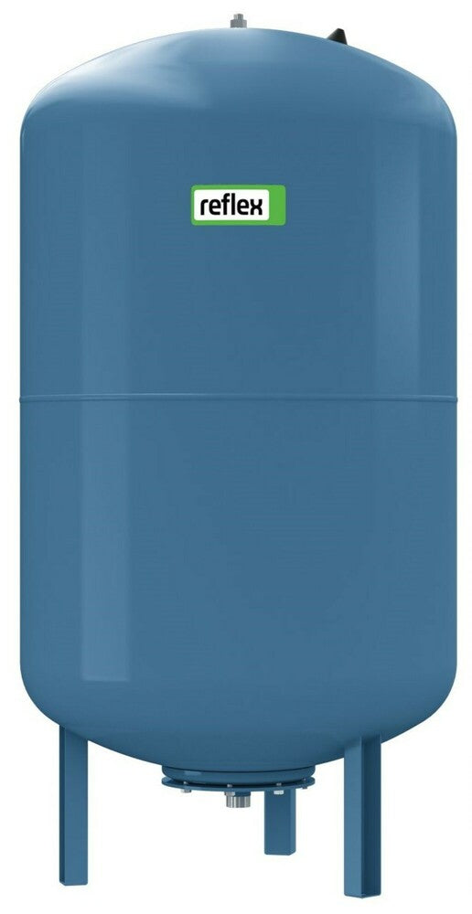 Reflex Refix DE 100L sanitair expansievat verwisselbare balg 10bar blauw 4bar