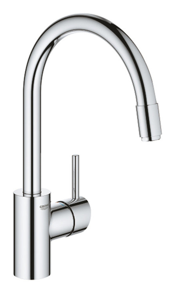 Grohe Concetto keukenmengkraan hoge C-uitloop 1-gats chroom