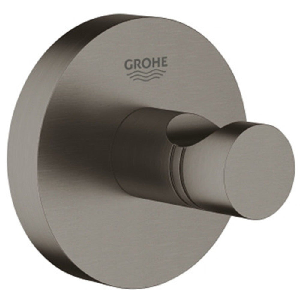 Grohe Essentials haak enkel verborgen bevestiging metaal Brushed Hard Graphite