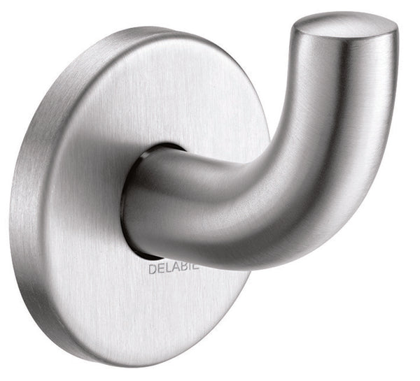 Delabie haak kort model 62x65x73mm RVS gesatineerd onzichtbare bevestiging