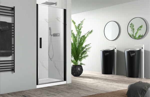 Van Marcke Pina porte pivotante 900x2000mm black ma