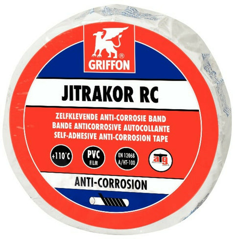 Griffon Jitrakor RC zelfklevende anti-corrosie band rood B 5 cm rol 10 m, rubans adhésifs — SKU VM-20019705, EAN 8710439251721