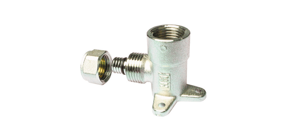 Henco schroef enkele muurplaat 16-1/2F
