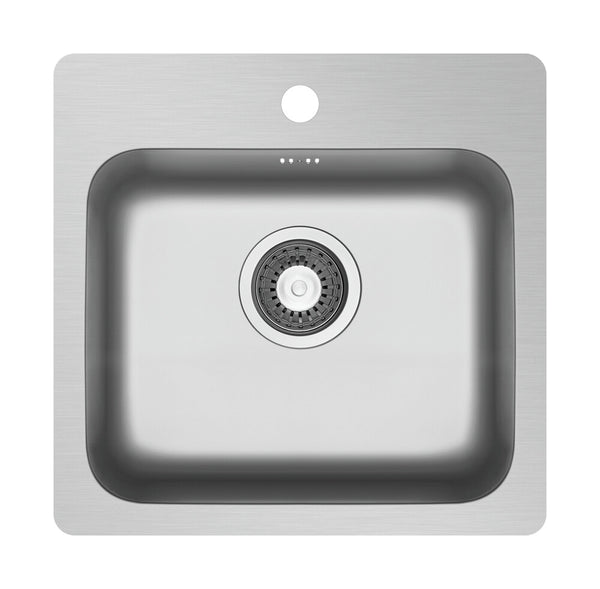 GO by Van Marcke Lia ForU spoeltafel compleet 460x450mm 1bak RVS afvalklep