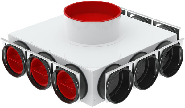 Zehnder ComfoCube CT 350 RLC Luchtverdeelkast met Rapid Lock Connector