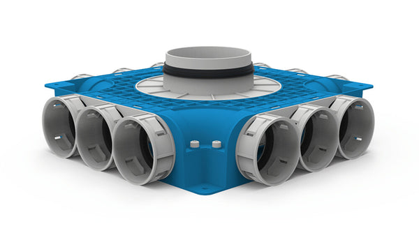 Vent-Axia VTVGS 69 125 subcollecteur 12 x D 69 mm et D 125 mm