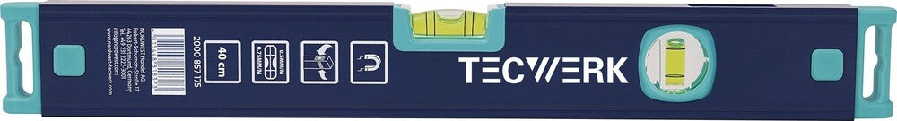 Tecwerk waterpas aluminium met magneten 80 cm