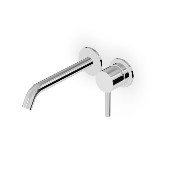 Zucchetti Pan S inbouw eengreeps wastafelmengkraan 2gats bek 19cm chroom