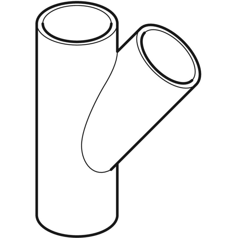 Geberit afvoer PE T-stuk 45° d=250mm, d1=110mm