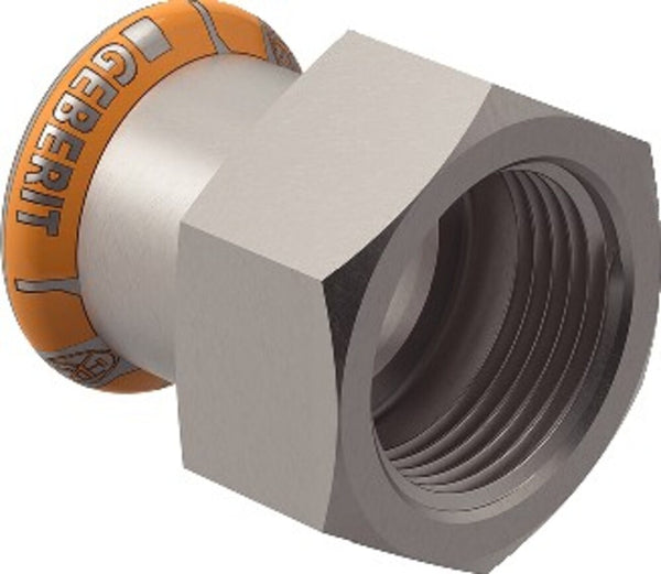 Geberit Mapress Therm overgangsmof met binnendraad 15 x 1/2"F