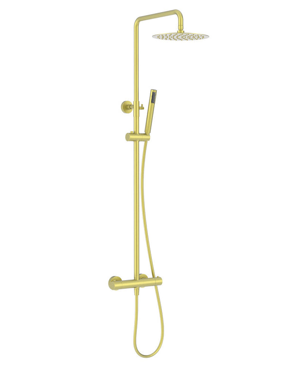 GO Van Marcke Verona douchesysteem thermostatisch geborsteld goud
