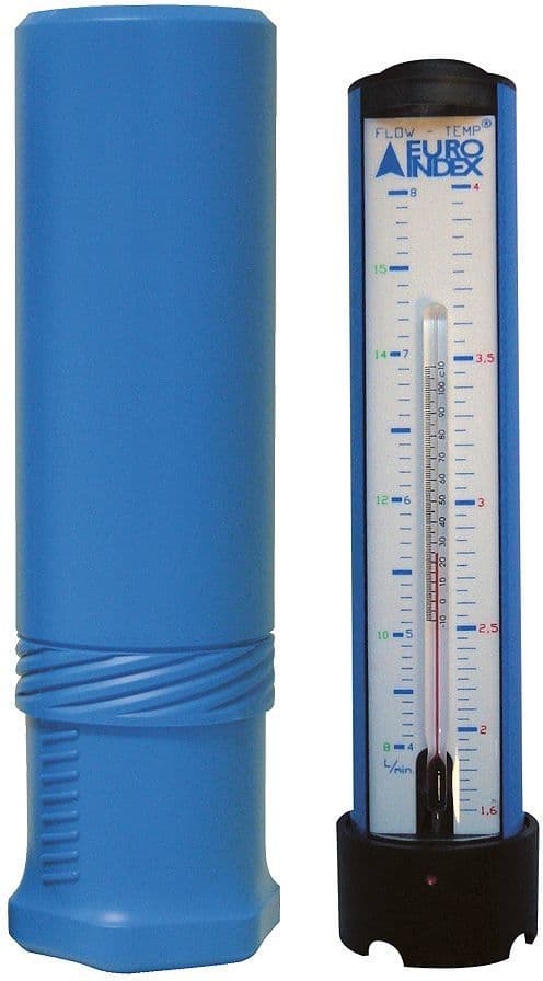 Debiet- en temperatuurmeter Flow temp