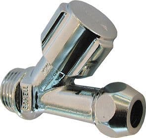 AFSLUITKRAAN RECHT SCHELL M 1/2"-10MM CHROOM
