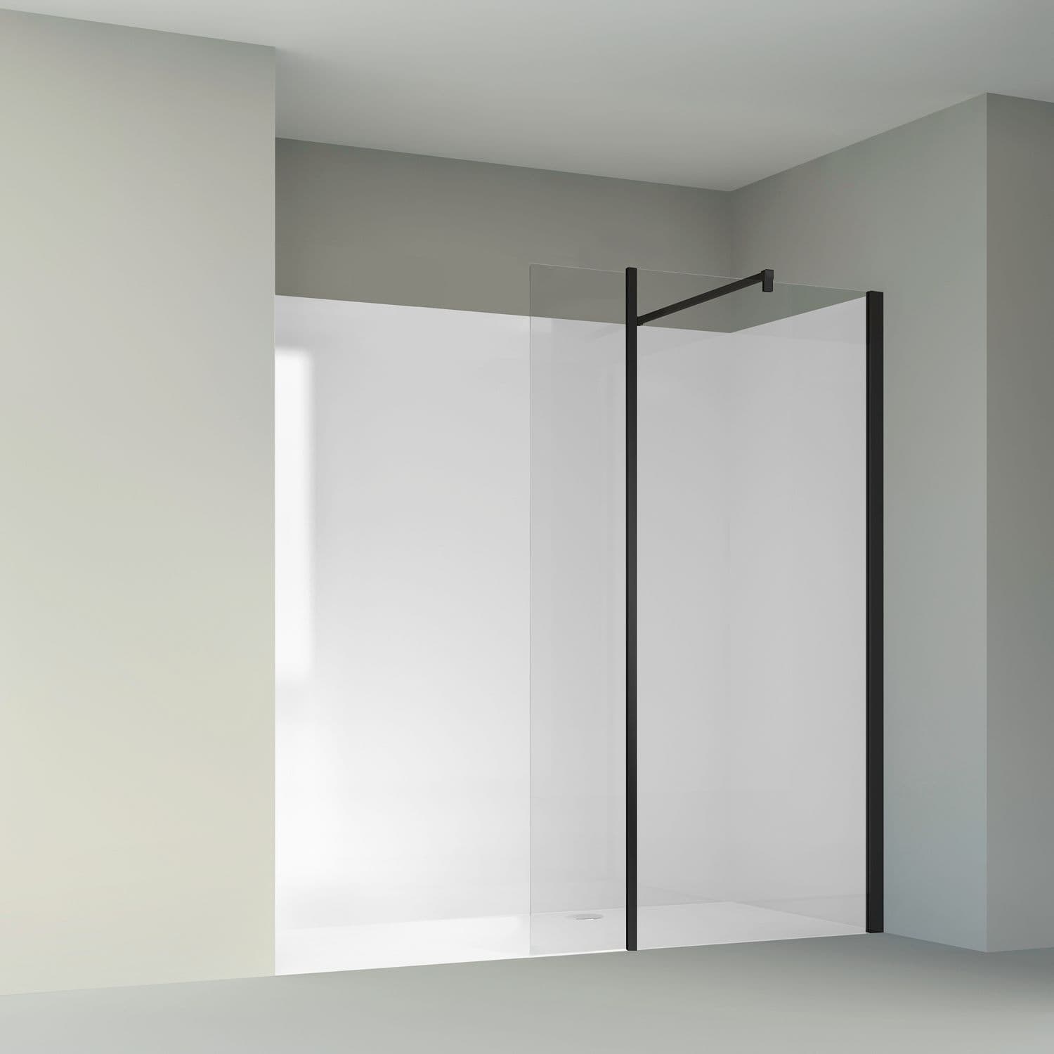 DRAAIBAAR HOEKPANEEL WING 30X200 NANO HELDER/MAT ZWART
