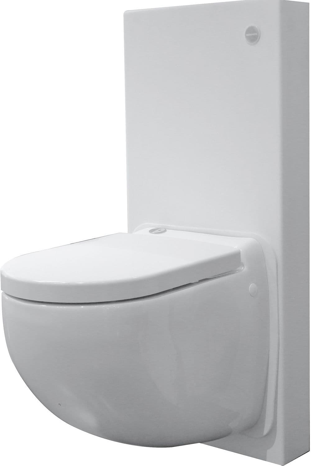 HANGWC INCL.SOFT-CLOSE ZITTING EN VERGRUIZER MET AFWERKBOX SANICOMPACT COMFORT BOX WIT