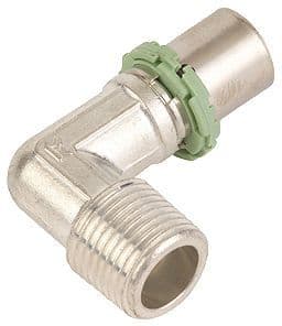 Elleboog 20MM-3/4"M Skinpress Comap