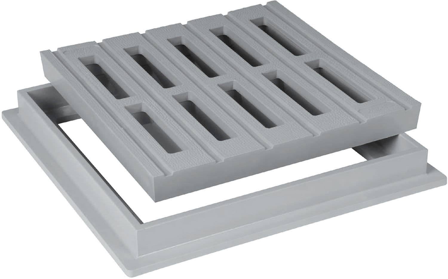 GRONDROOSTER MET KADER NICOLL GRIJS 20-20CM