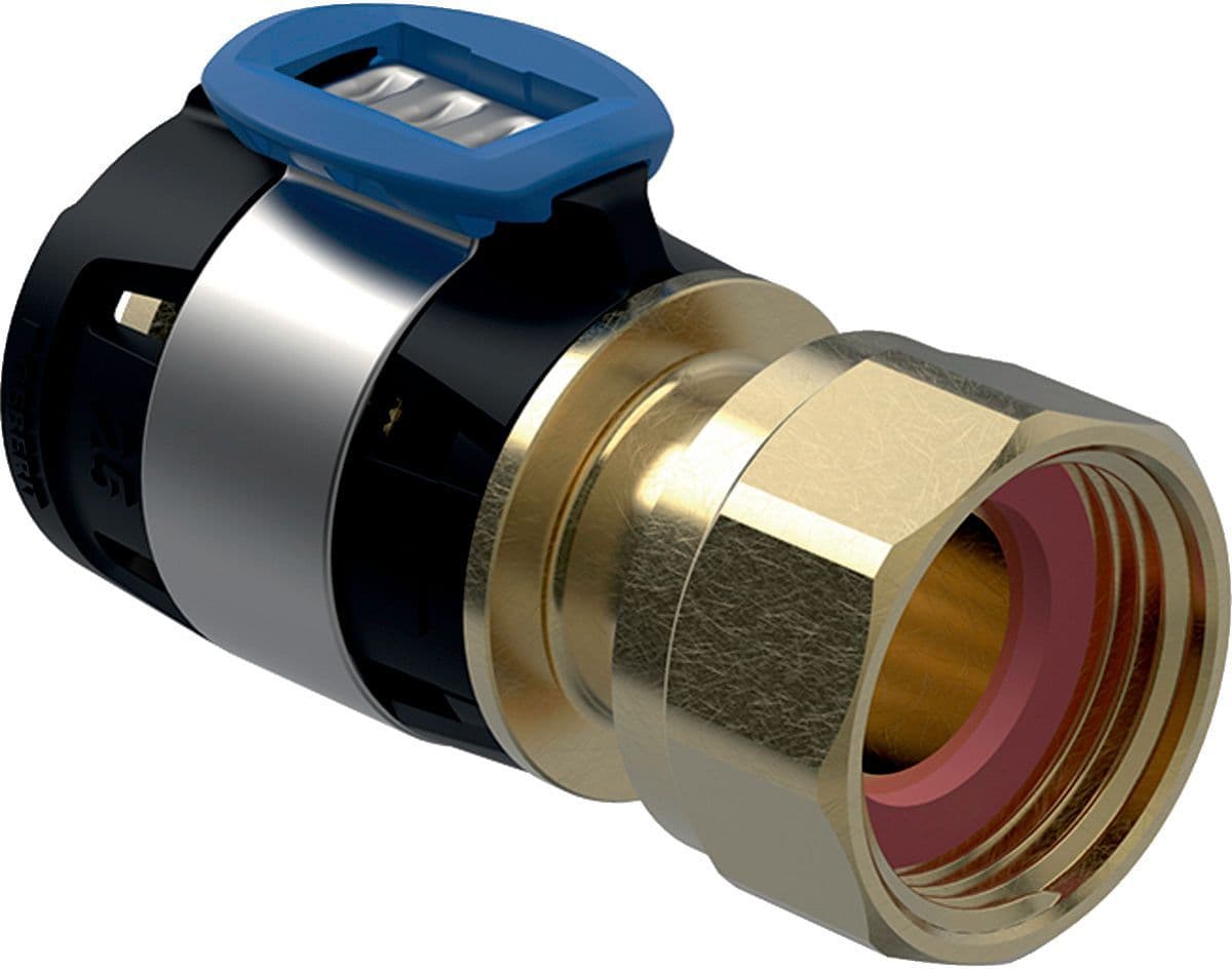 2-DELIGE Koppeling 20MM-3/4"F FlowFit Geberit