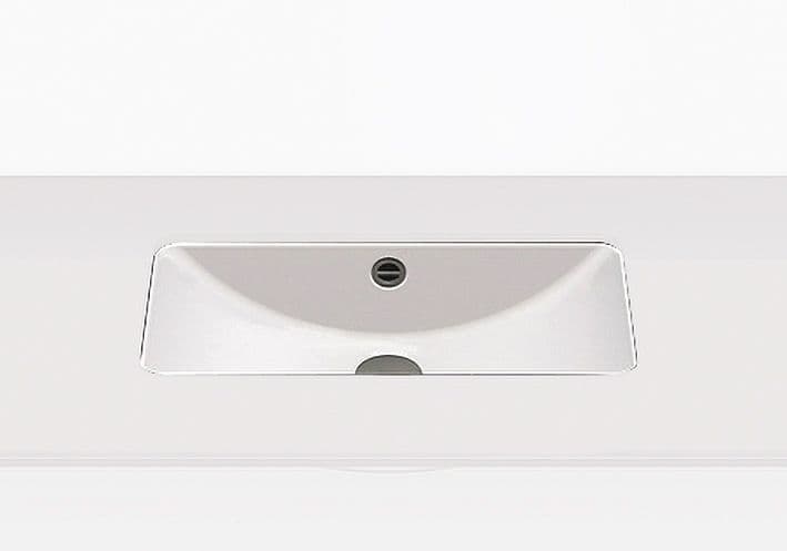 Onderbouw lavabo UB.R585 507X274MM zonder kraanvlak+overloop wit