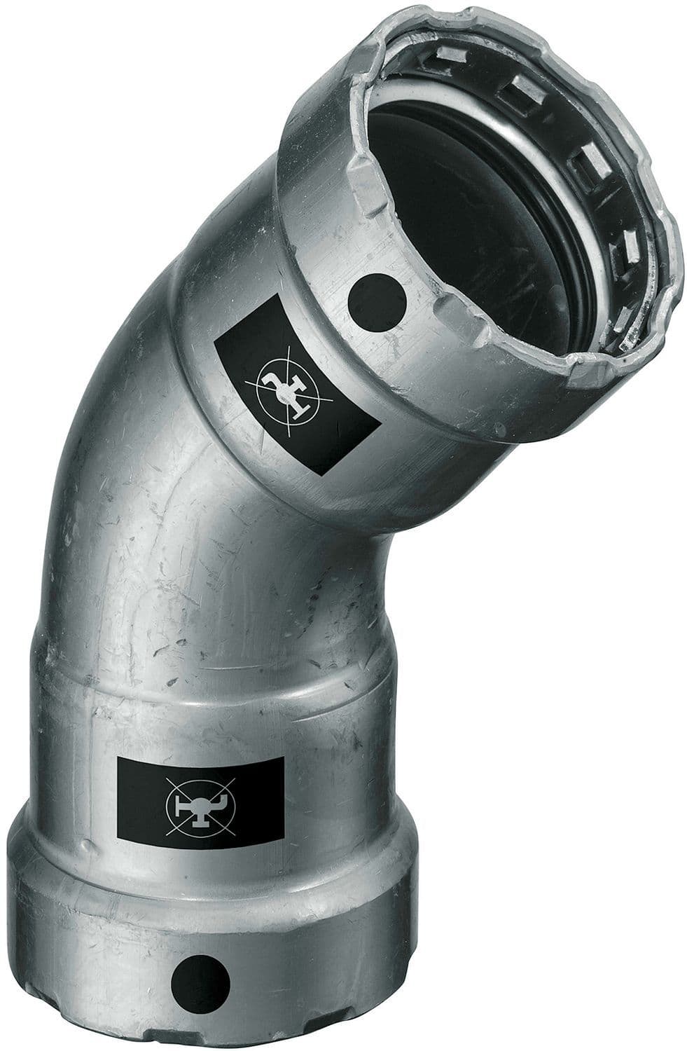 Megapress elleboog 45° ff Viega 2"
