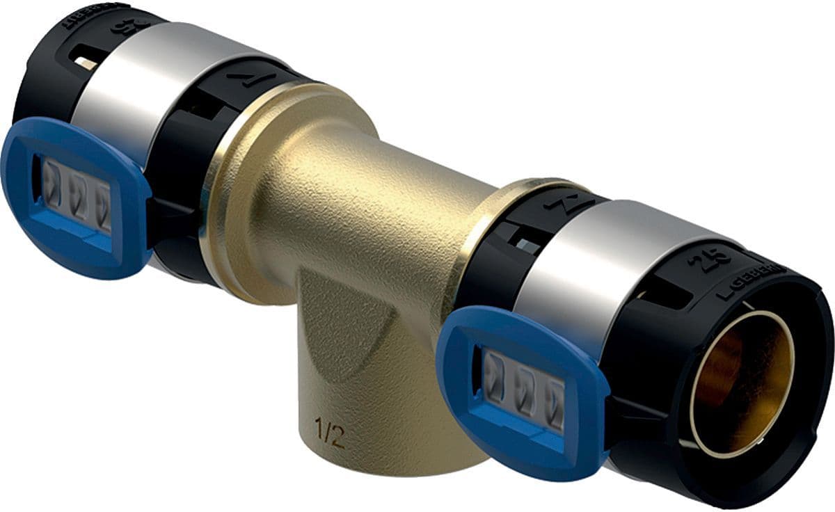 T 16MM-1/2"F-16MM FlowFit Geberit
