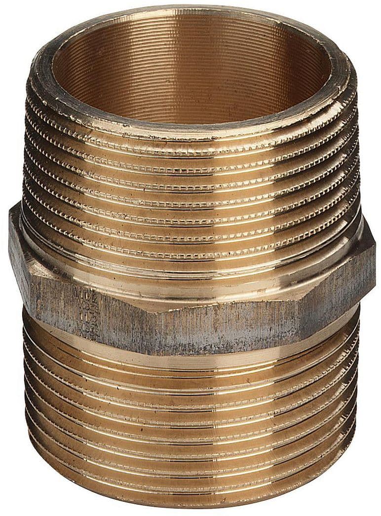 Bronzen XL draadnippel 2" 1/2 Viega