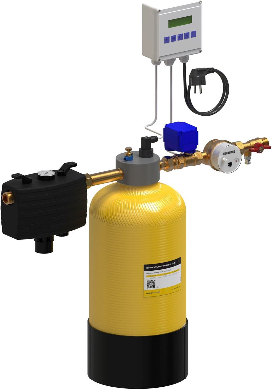 Vast CV vulsysteem+regelaar spiropure Pro 9,5GLT