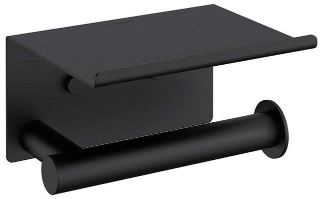 WC PAPIERHOUDER MET KLEP ARCHITECT S+ COSMIC MAT ZWART