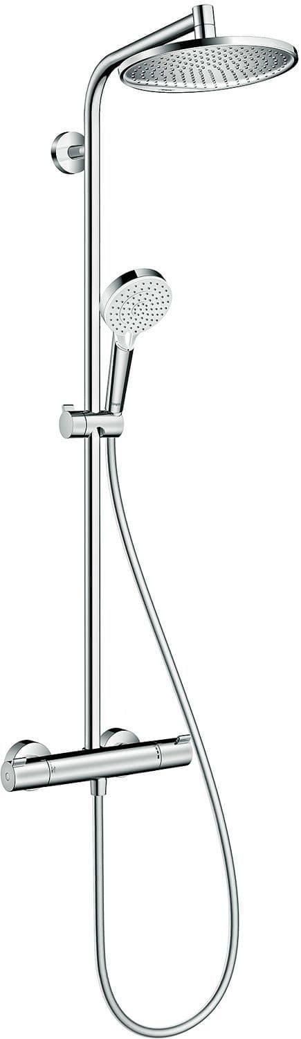 Douchezuil+ thermostaat Crometta S240 1JET EcoSmart chroom