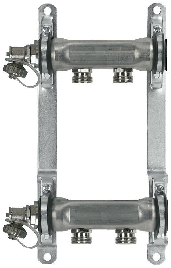 Rvs collector 4/4" 6X3/4" ek+bev+purg