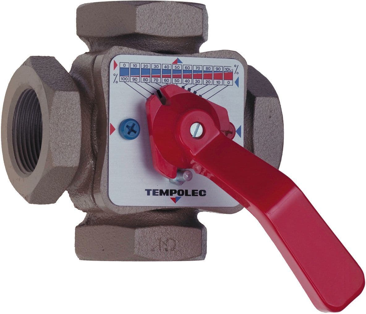Vierwegmengkraan tempolec 3/4"