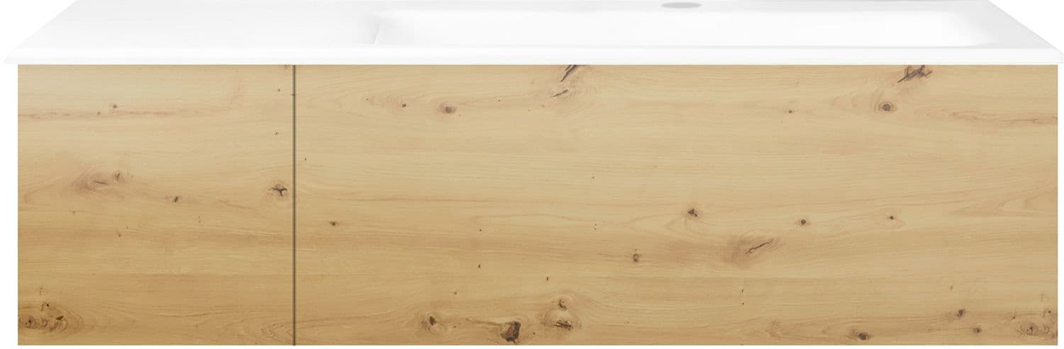 ONDERBOUW COFFEE 2 LADES 110 EIKEN DECOR URBAN +WASTAFEL RECHTS PORSELEIN WIT