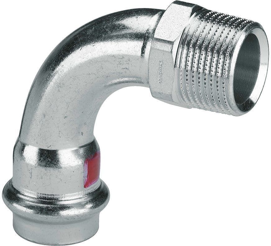 Elleboog 18MM 1/2"M prestabo Viega