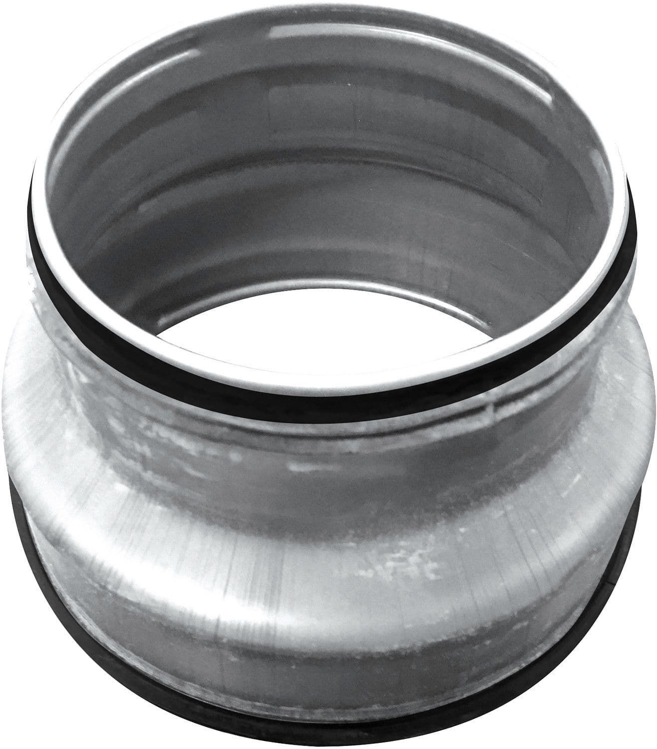 Spiral-d galva reductienippel voor ventilatie 160-150MM