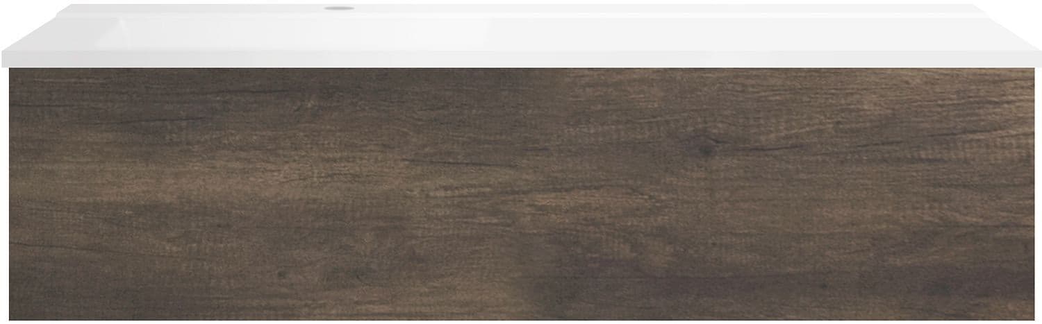 ONDERBOUW COFFEE 1 LADE 120 KASTANJE DECOR TRUFFEL+WASTAFEL LINKS WIT