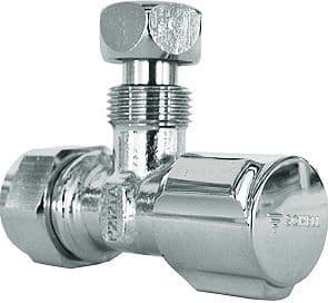 HAAKS AFSLUITKRAAN SCHELL BICON 15MMx3/8F CHROOM