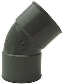 PVC elleboog kW ff 45° 110MM