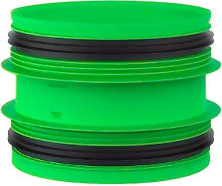 Aansluitstuk+rubber D160-D160 Duco