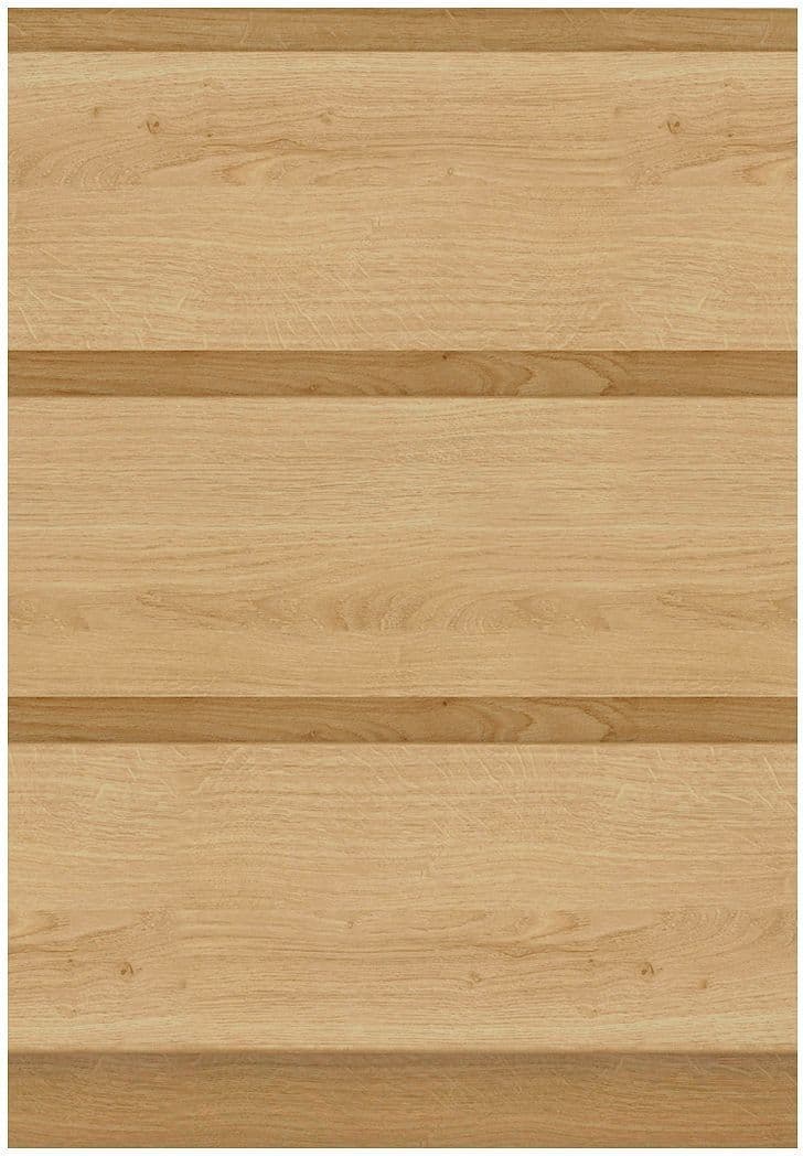 Onderbouw form/alano 3 laden staand 60CM +sokkel nordic eik