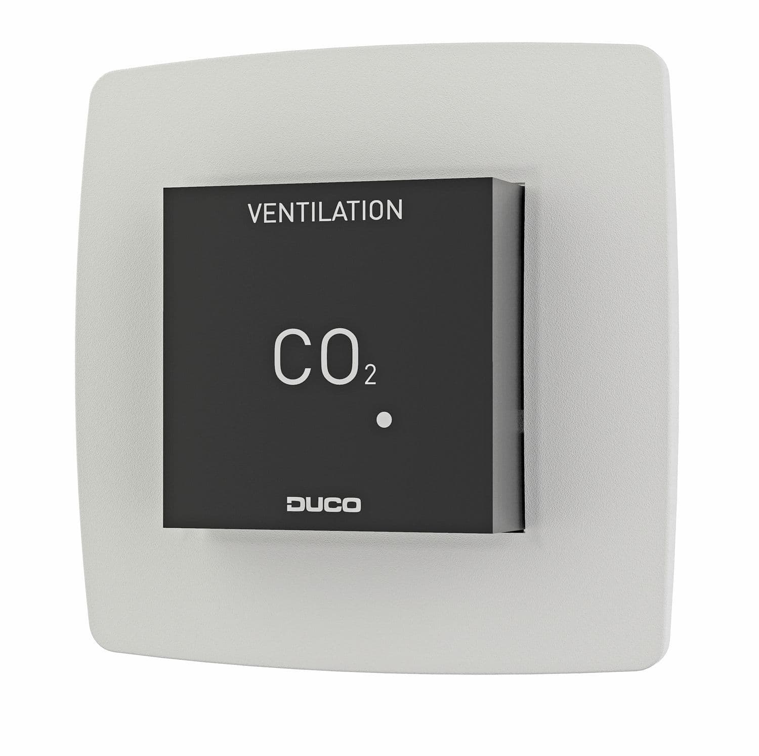 CO2 Ruimtesensor zonder bediening rf/wired Duco zwart/wit