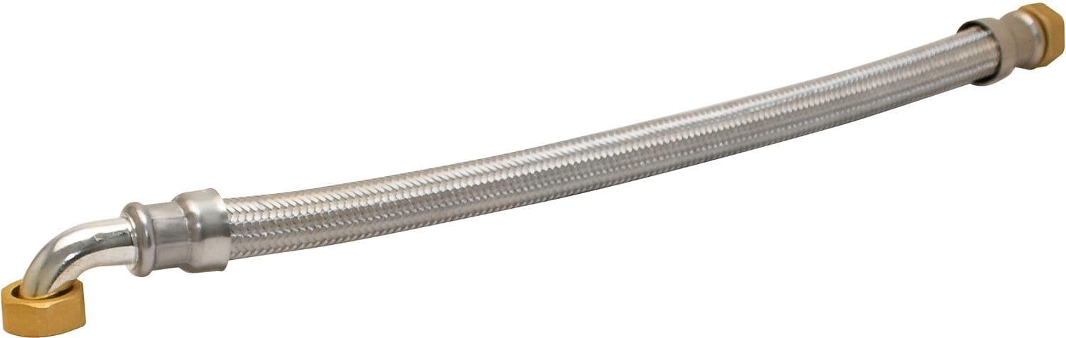 AANSLUITFLEXIBEL + ELLEBOOG VOOR D-SOFT WATERVERZACHTER 4/4"