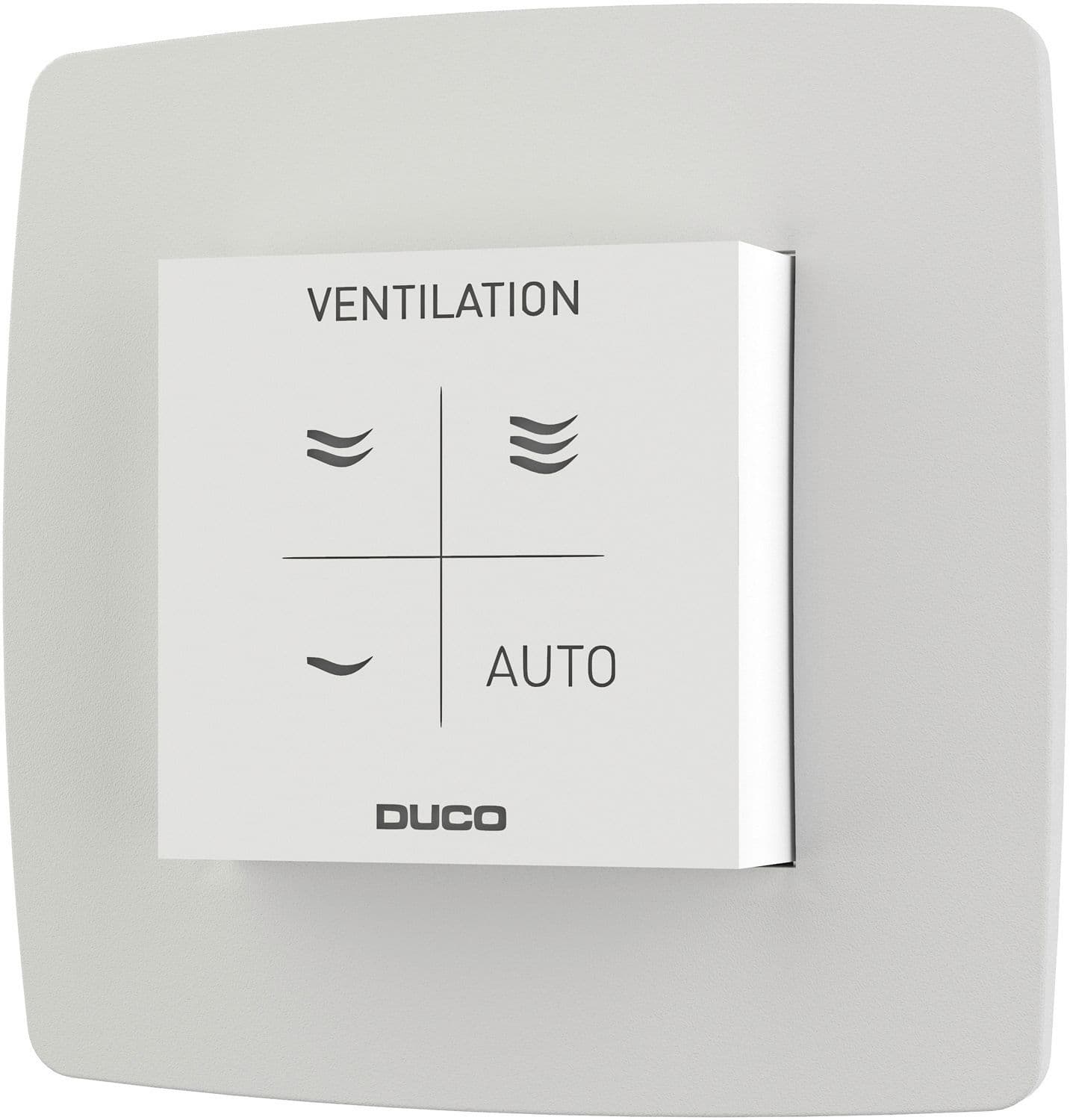 CO2 Ruimtesensor rf/wired Duco wit/wit