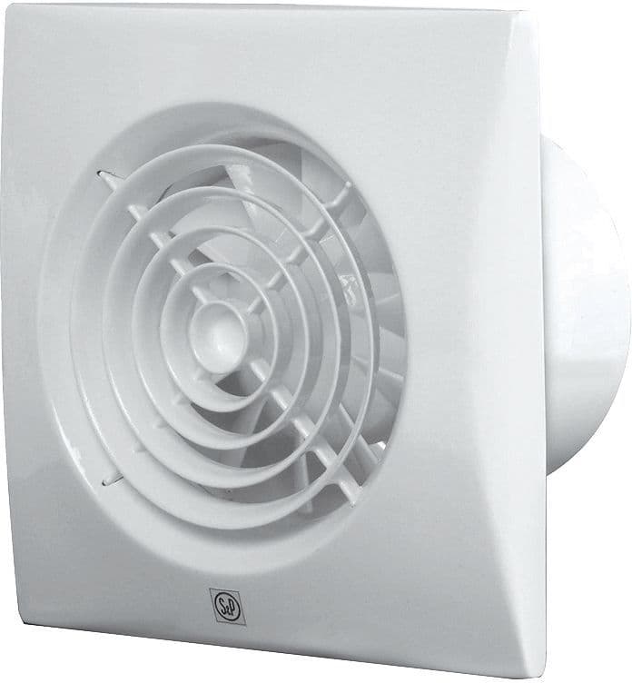 Badkamerventilator + regelbare hygrostaat SILENT-100 chz 12V s&p