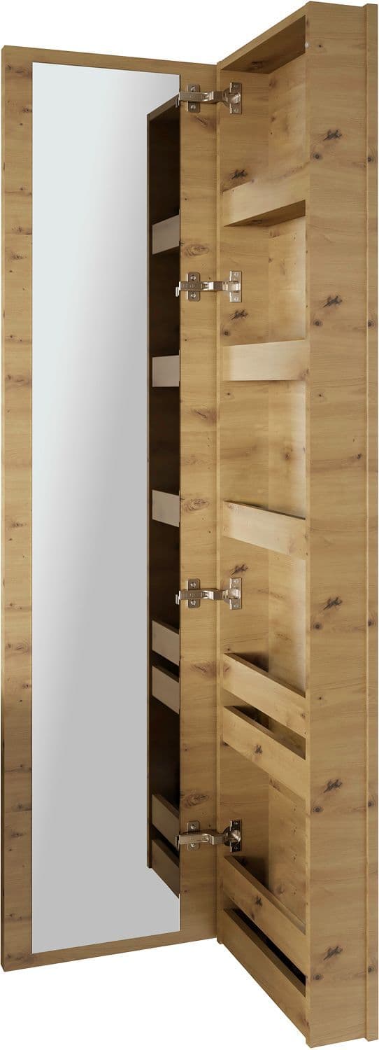 KLEEDSPIEGELKAST COFFEE SMAL 1 DEUR RECHTS 40 EIKEN DECOR URBAN